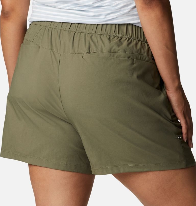 Pantaloni Scurti Columbia Firwood Camp II Dama Masline Verzi | Plus Size LA87MQ19Z